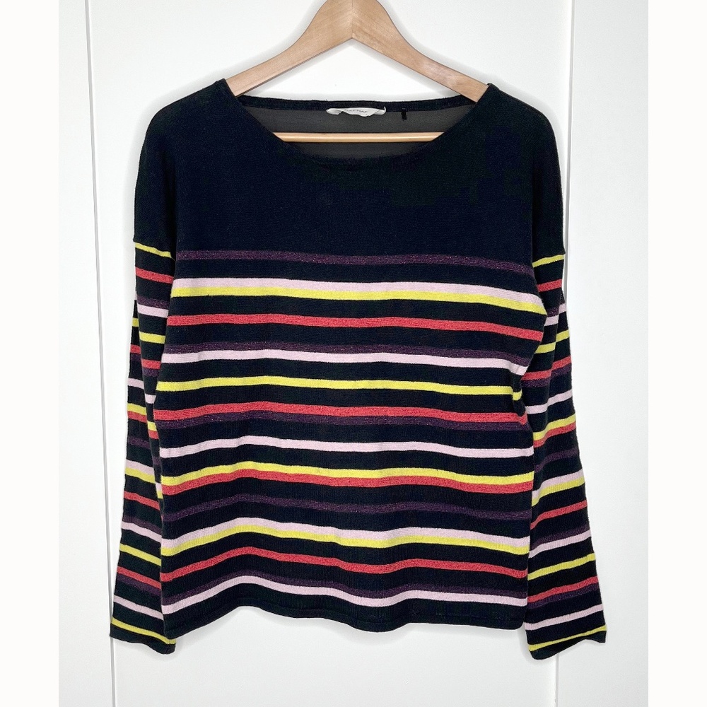 NAF NAF Striped Sweater Fun Multicolour with Glitter Y2K